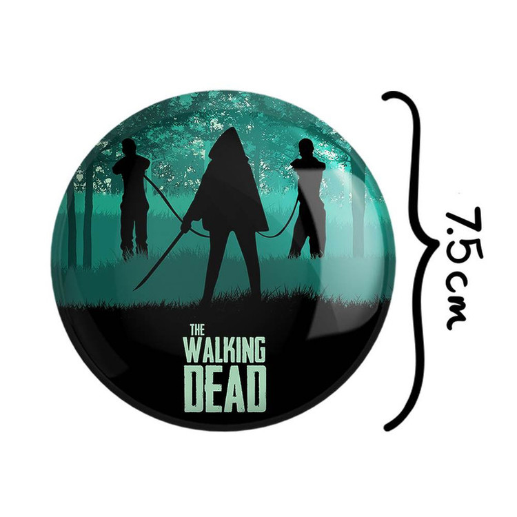 آینه جیبی خندالو مدل سریال مردگان متحرک The Walking Dead کد 10183