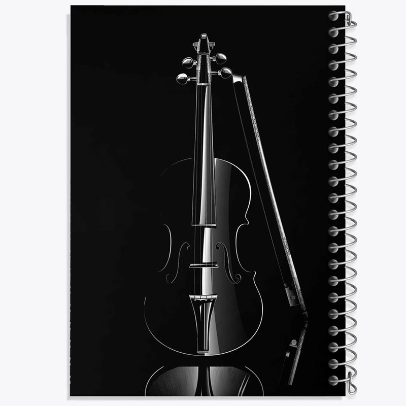 دفتر نت موسیقی 50 برگ خندالو مدل ویولن Violin کد 27951