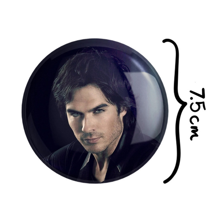 آینه جیبی خندالو مدل دیمون خاطرات یک خون آشام The Vampire Diaries کد 20284