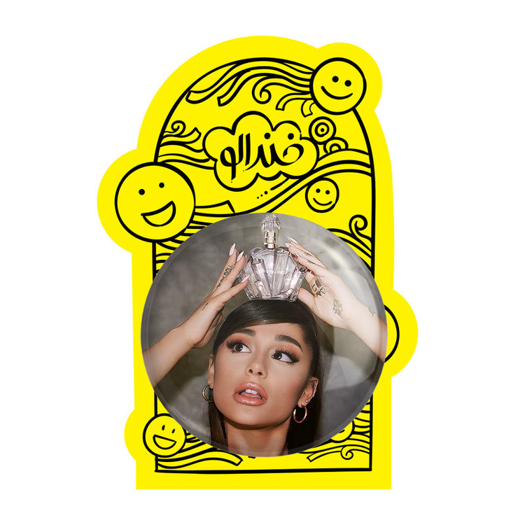 آینه جیبی خندالو مدل آریانا گرانده Ariana Grande کد 19084