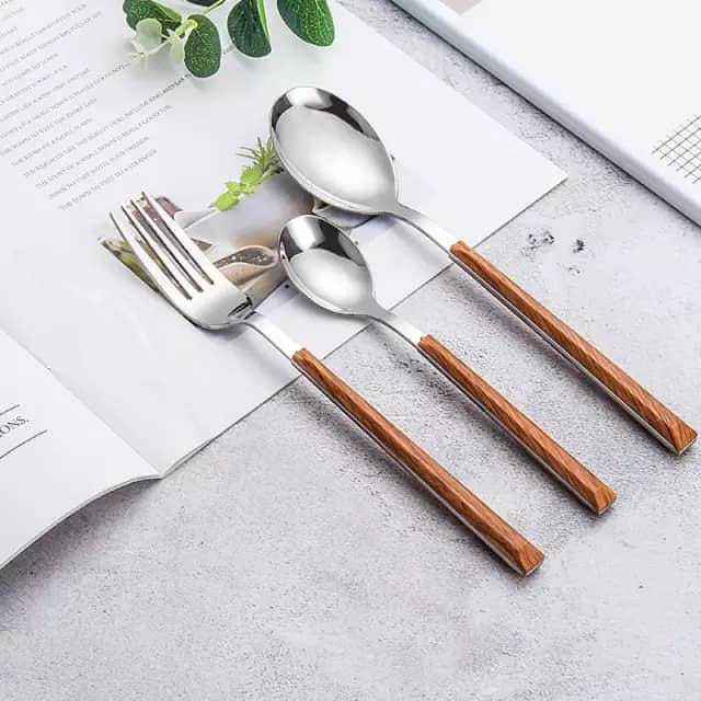 سرویس قاشق و چنگال 33 پارچه جی فی نی کد 002