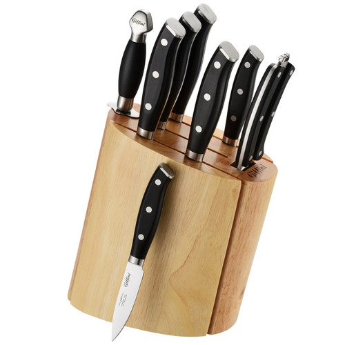 سرویس چاقو آشپزخانه 9 پارچه جی فی نی کد G-02