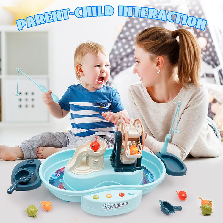 اسباب بازی مدل چرخ و فلک طرح ماهیگیری کد QY9998
