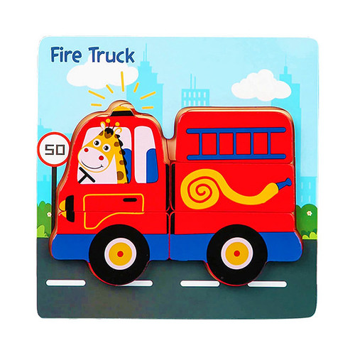 پازل آموزشی مدل Fire truck