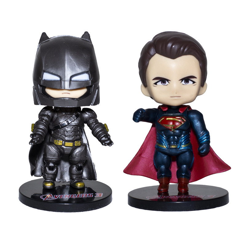 مجموعه اکشن فیگور مدل Batman vs Superman بسته 2 عددی