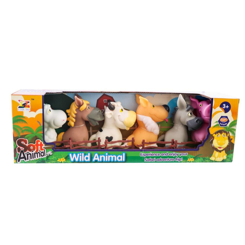 جغجغه لیان تای مدل Wild Animal مجموعه 6 عددی