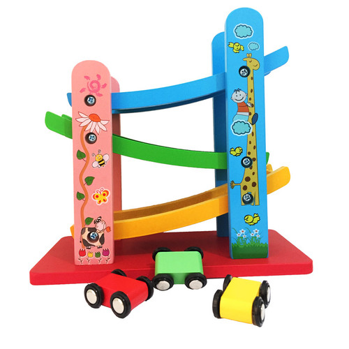 بازی آموزشی سرسره ماشین مدل miniature speeding car
