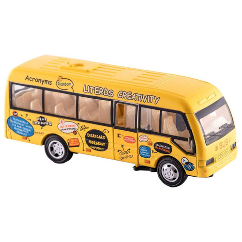 ماشین بازی طرح اتوبوس مدل Cartoon Travel کد MS1802B