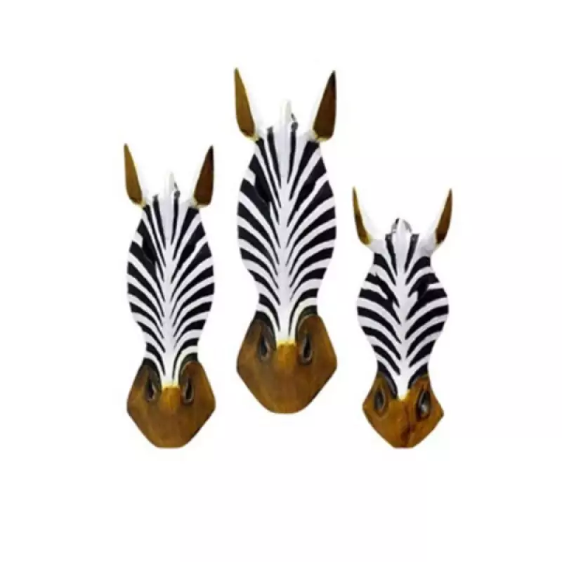 دیوارکوب مدل گورخر مجموعه 3 عددی
