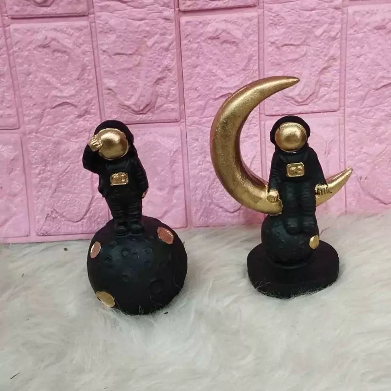 مجسمه فضانورد مجموعه 2 عددی