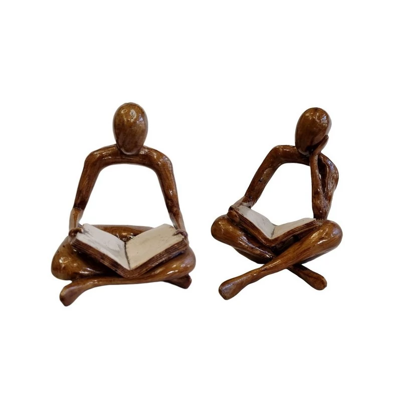 مجسمه مدل کتابخوان کد 2608 مجموعه دو عددی