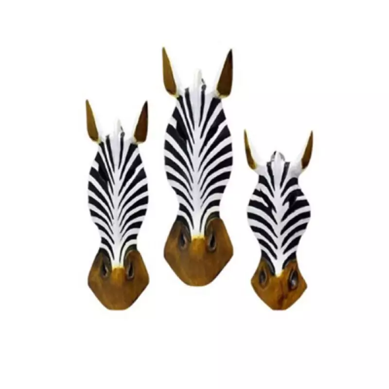 دیوارکوب مدل گورخر مجموعه 3 عددی