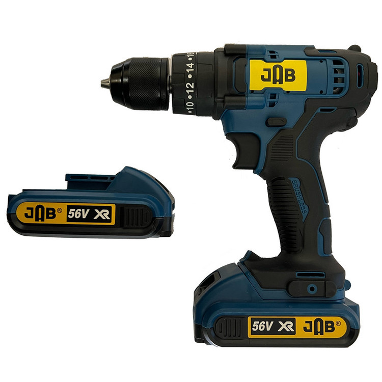 دریل پیچ گوشتی شارژی چکشی جاب مدل JB-5690 B مجموعه 45 عددی