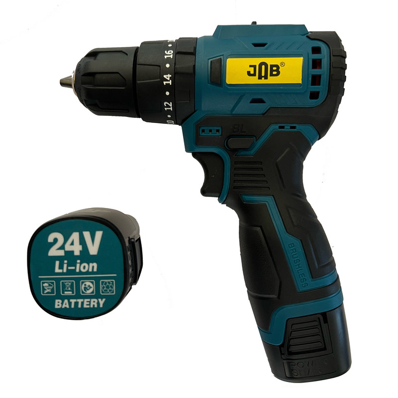 مجموعه 35 عددی پیچ گوشتی شارژی جاب مدل JSB-24 Li-Brushless