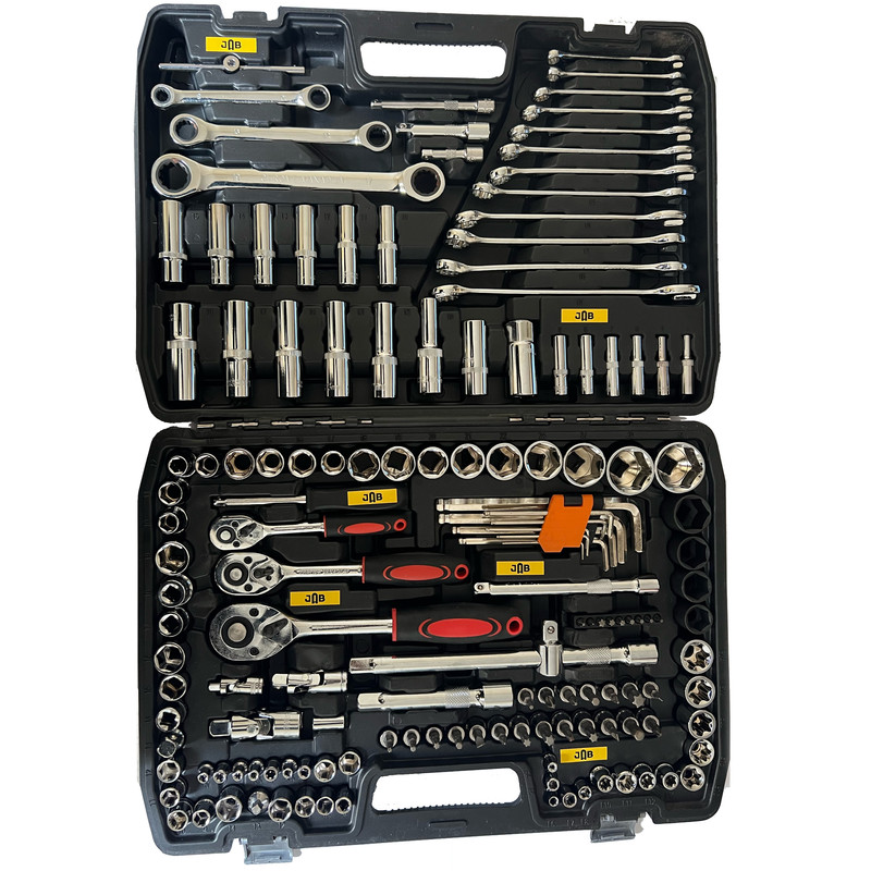 آچار بکس جاب مدل JB-00151 BLC مجموعه 150 عددی