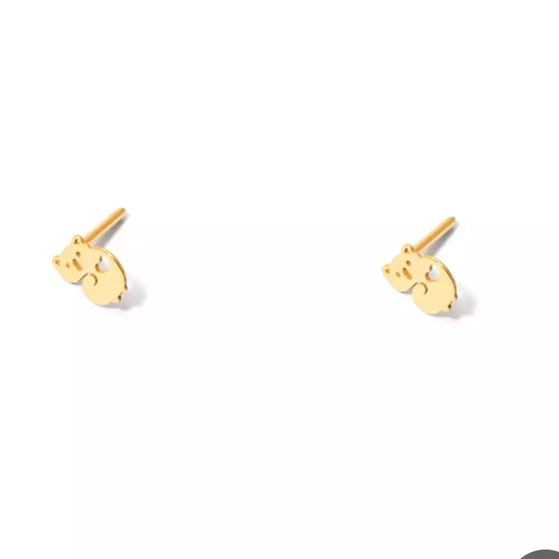 گوشواره طلا 18عیار زنانه  طرح  کوآلا