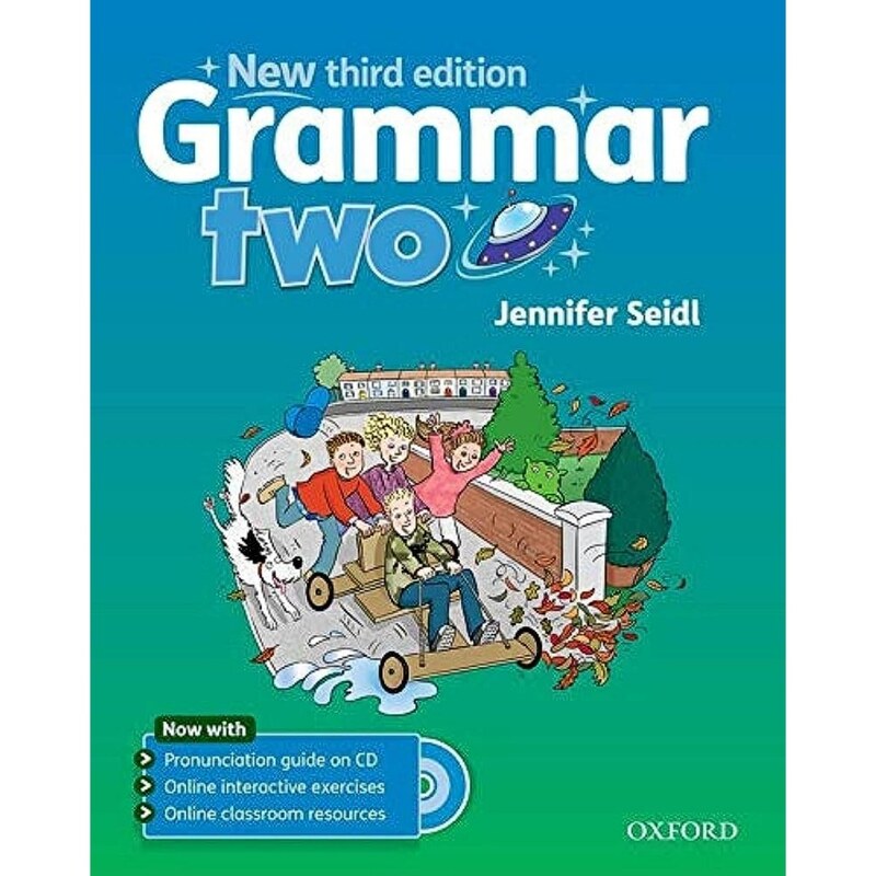 کتاب زبان (CD)(New third edition) grammar two رنگی (چاپ اصلی و غیر دیجیتال)