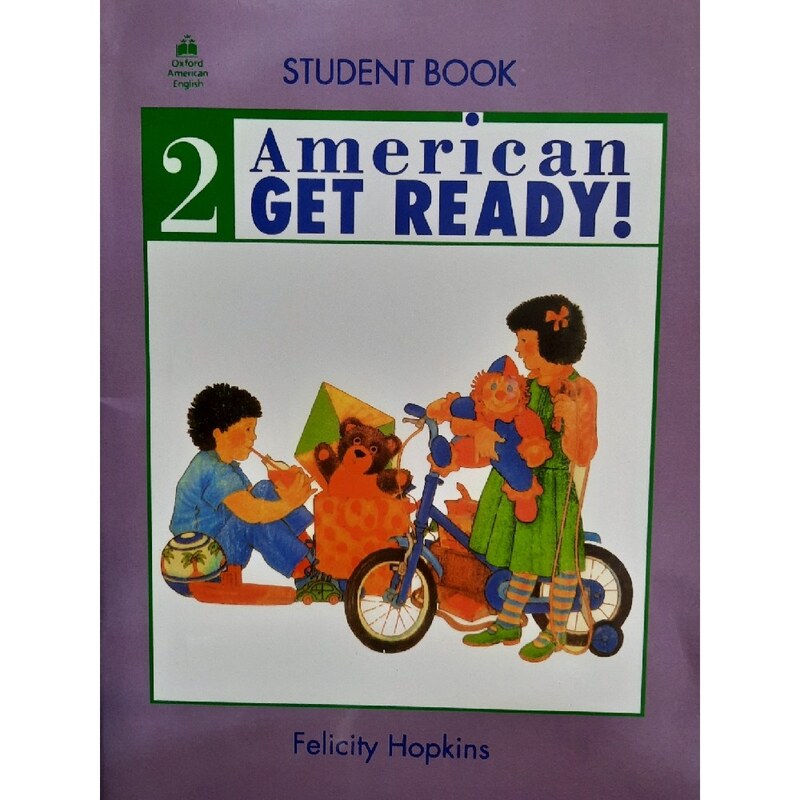 کتاب زبان (first edition)(CD)american get ready  2 رنگی (چاپ اصلی و غیر دیجیتال)