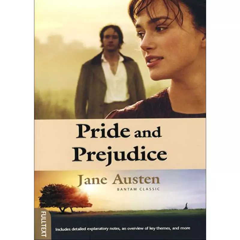 کتاب pride and prejudice رمان انگلیسی غرور تعصب (جین آستین) کاغذ بالکی