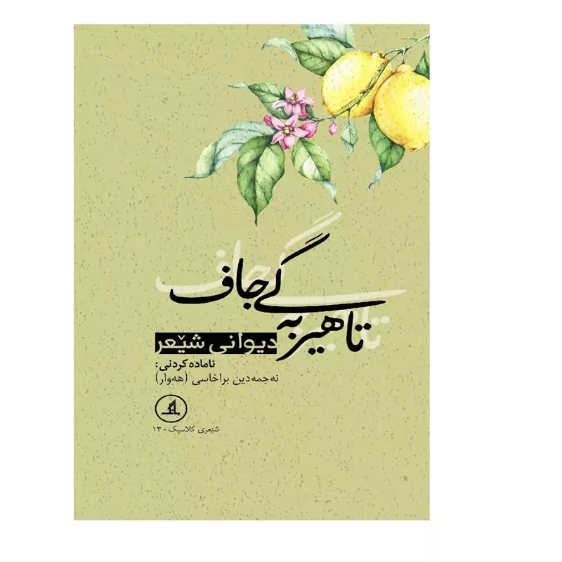 کتاب کردی  دیوانی شیعر تاهیر به گی جاف ( نه جمه دین براخاسی (هه وار )) (شیعری کلاسیک ) انتشارات مانگ  (شعر کوردی )