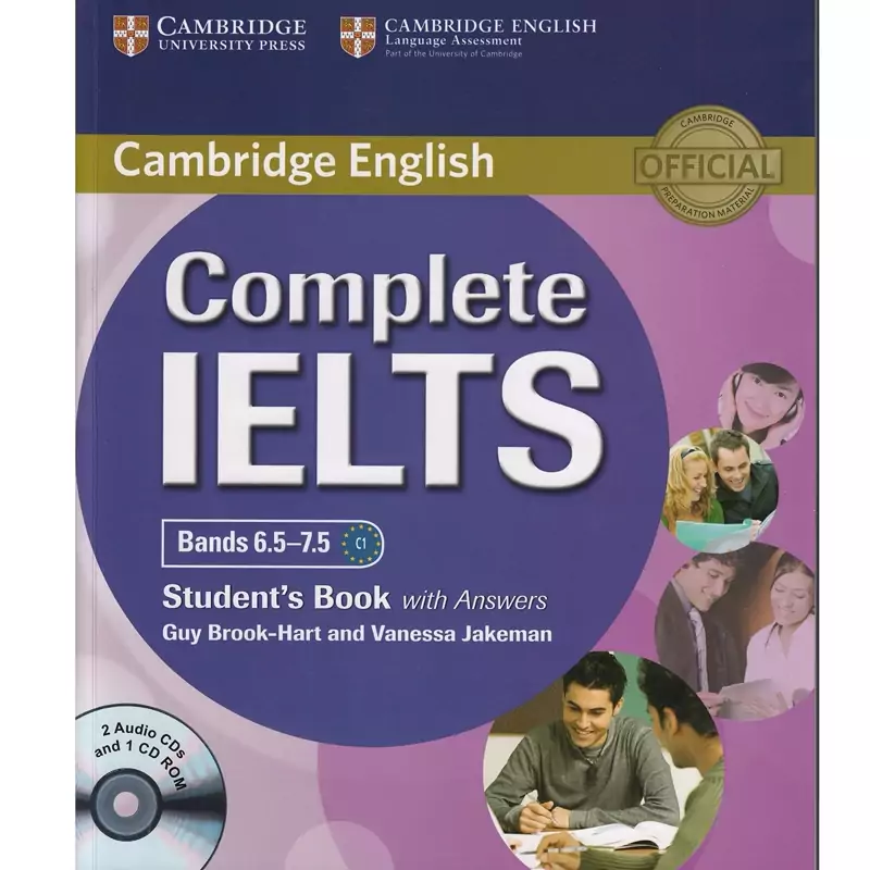 کتاب زبان (first edition)(CD)complete ielts ( bands 6.5 - 7.5) رنگی (چاپ اصلی و غیر دیجیتال)