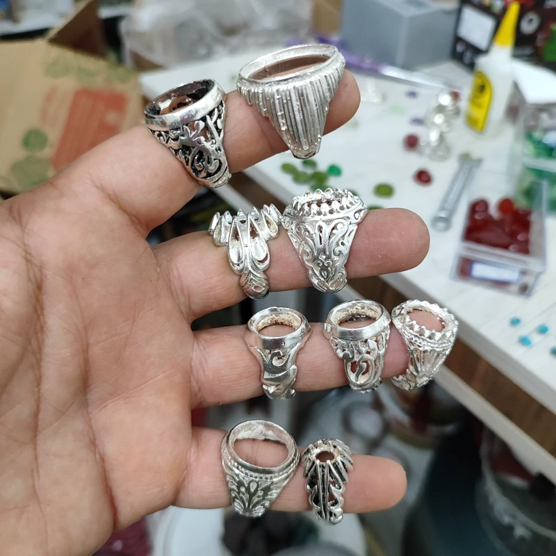 رکاب انگشتر غیر نقره جنس درجه بصورت گرمی