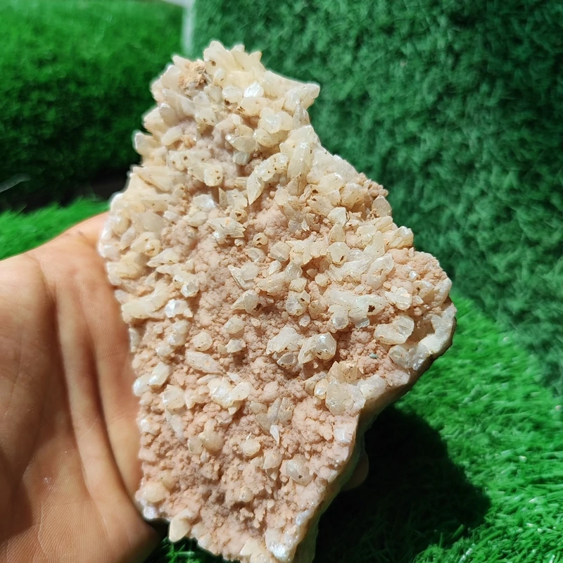 کلسیت تخته ای زمینه صورتی شماره 9