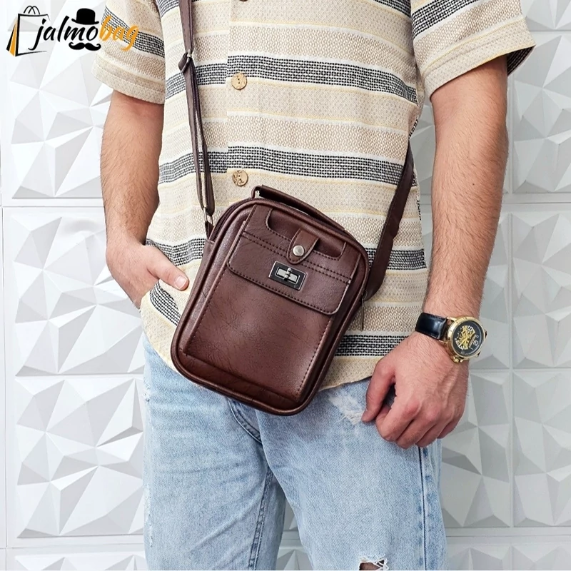 کیف دوشی قفل پیچی (کوچک) کد 2090