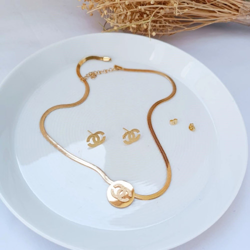 گردنبند گوشواره زنانه ماری شنل ارسال رایگان