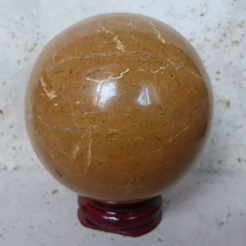 گوی عقیق معدنی (با رنگ خاص و زیبا)