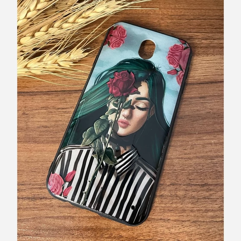 قاب گوشی موبایل سامسونگ J7 Pro طرحدار دختر