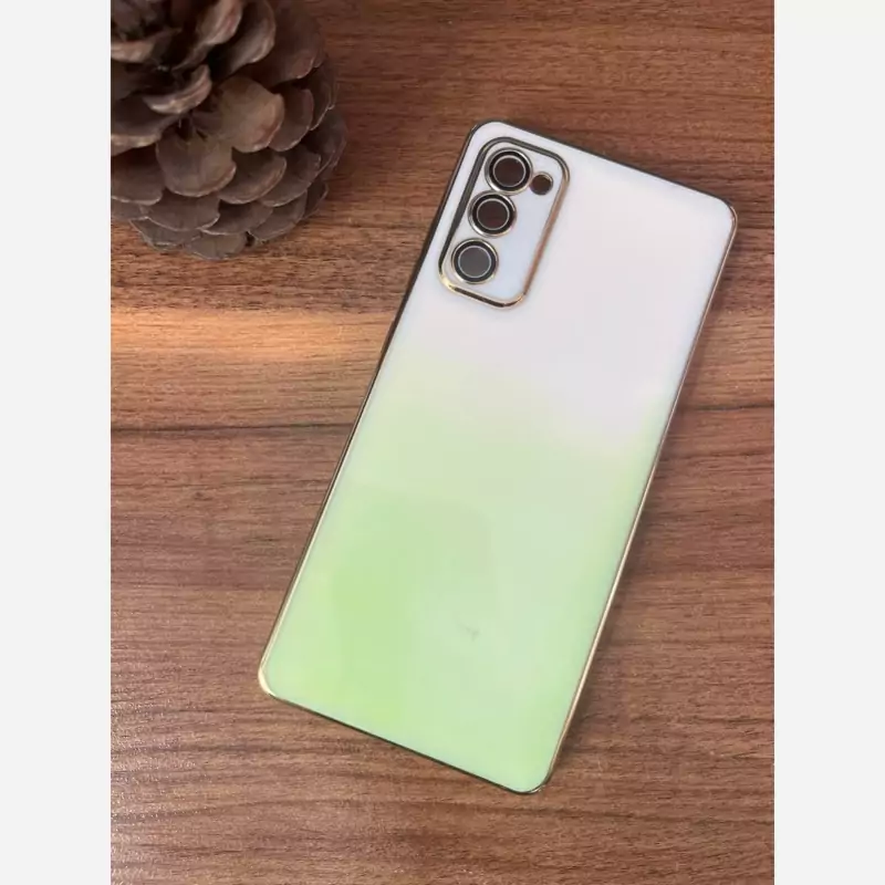 قاب سامسونگ S20FE سفید سبز 3852