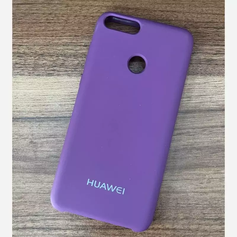 قاب گوشی موبایل P Smart سیلیکونی بنفش