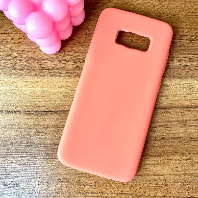 قاب گوشی موبایل سامسونک S8 Samsung S8 سیلیکونی کاکتوس صورتی