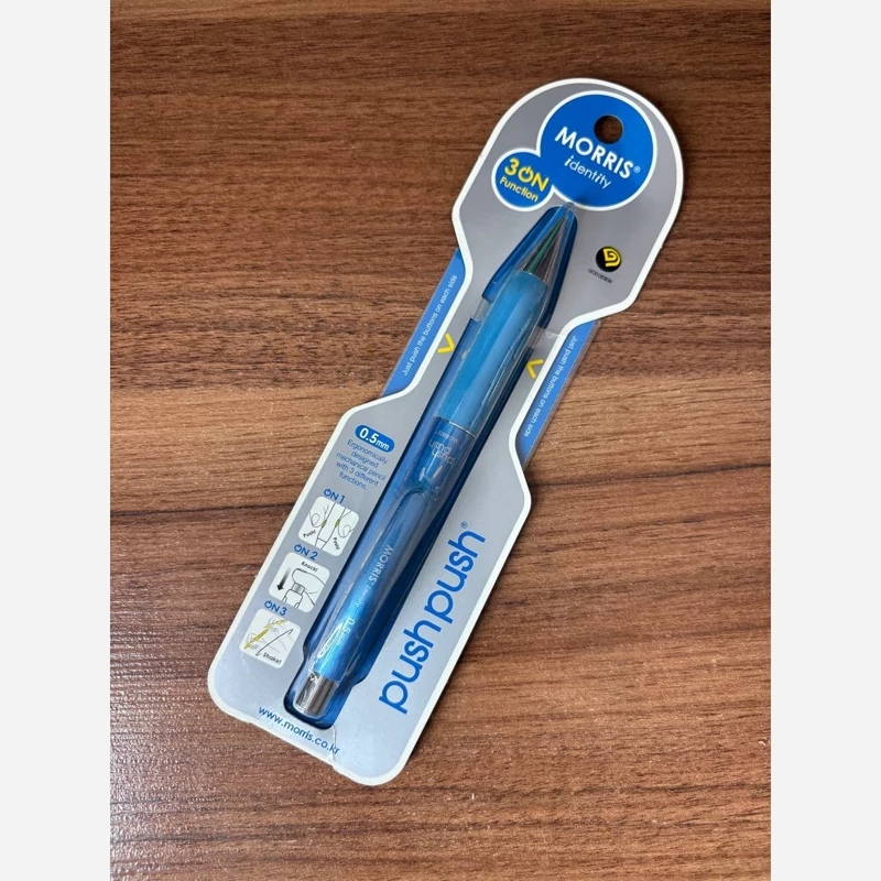 مداد نوکی 0.5 میلی متری کیبورد موریس مدل Push Button آبی