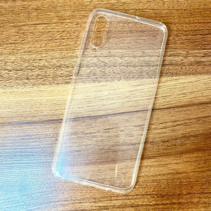قاب گوشی موبایل سامسونگ A50 Samsung A50 ساده بی رنگ دکمه زرد
