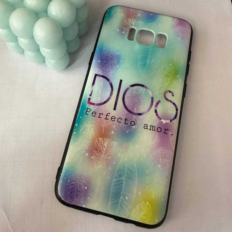 قاب گوشی موبایل سامسونگ S8 پلاس Samsung S8 Plus طرحدار زمینه آبی آسمانی