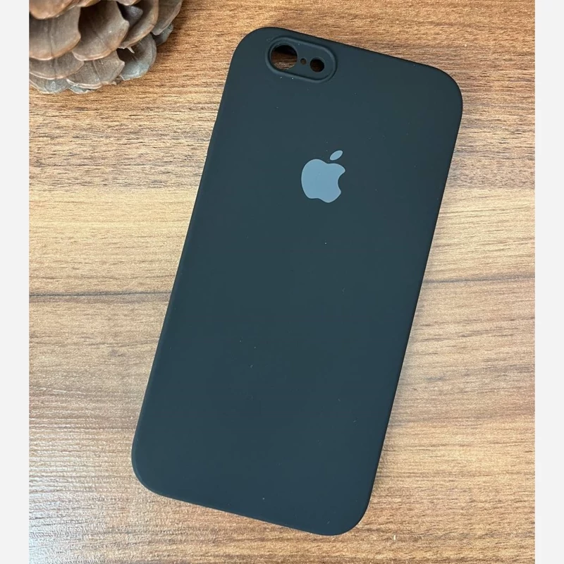 قاب ایفون 6s سیلیکونی مشکی 3267