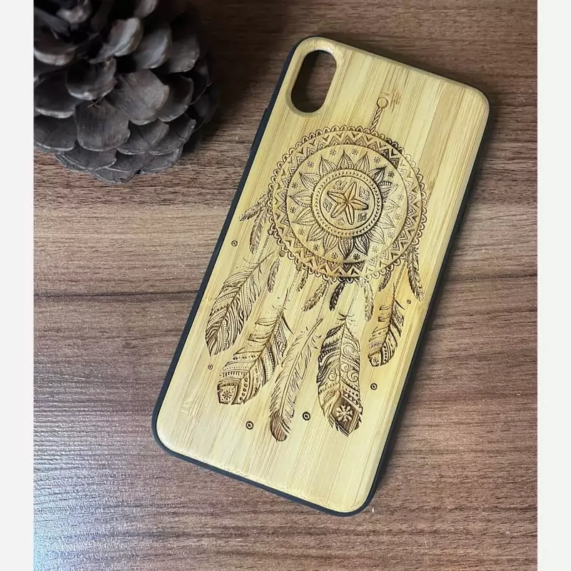 قاب گوشی موبایل ایفون Xs Max طرحدار بامبو