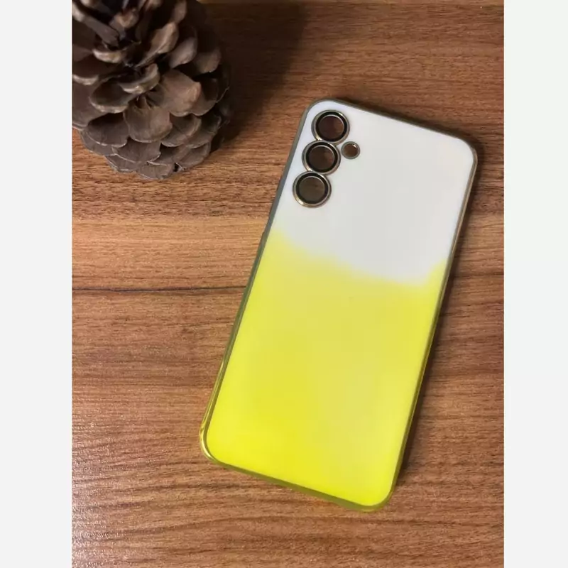 قاب سامسونگ A34 سفید زرد 3851