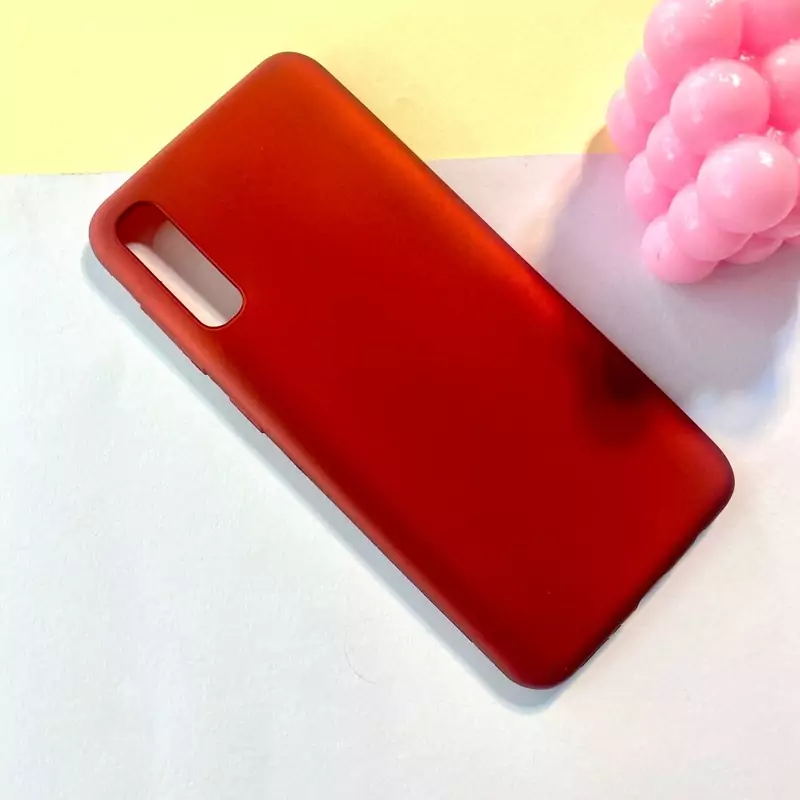 قاب گوشی موبایل سامسونگ A50 Samsung A50 ساده قرمز