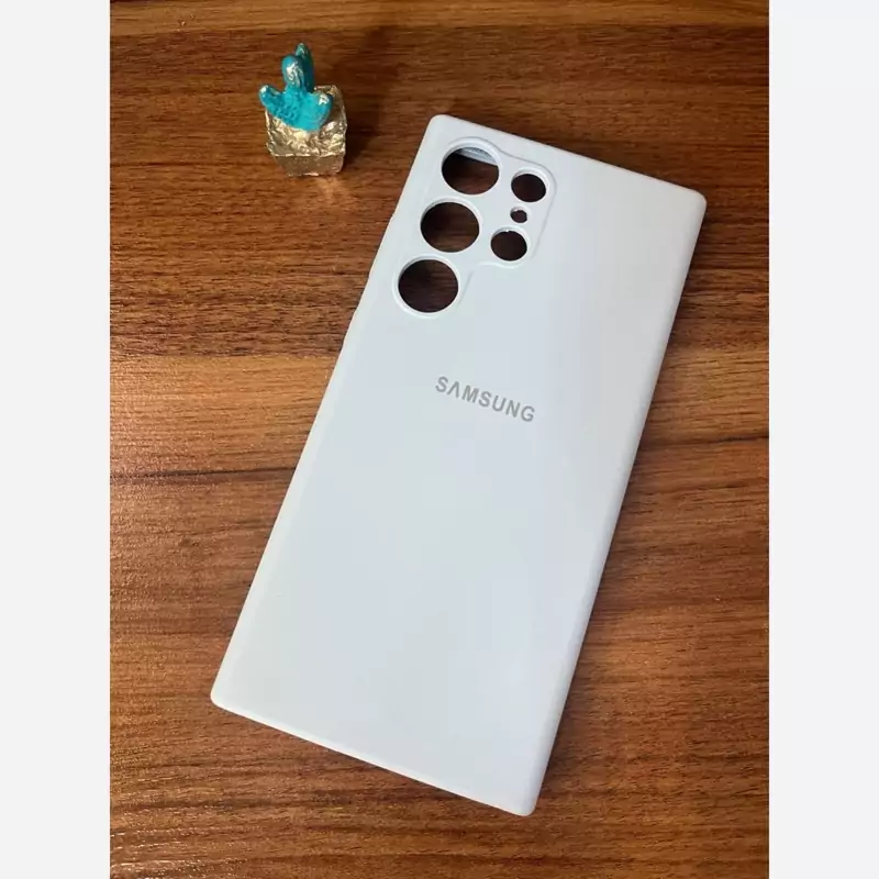 قاب گوشی موبایل S23 Ultra سیلیکونی آبی دریایی