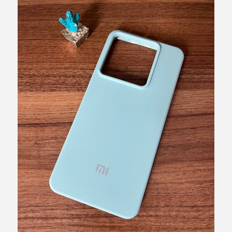 قاب گوشی موبایل نوت 13 پرو 5G سیلیکونی سبزابی