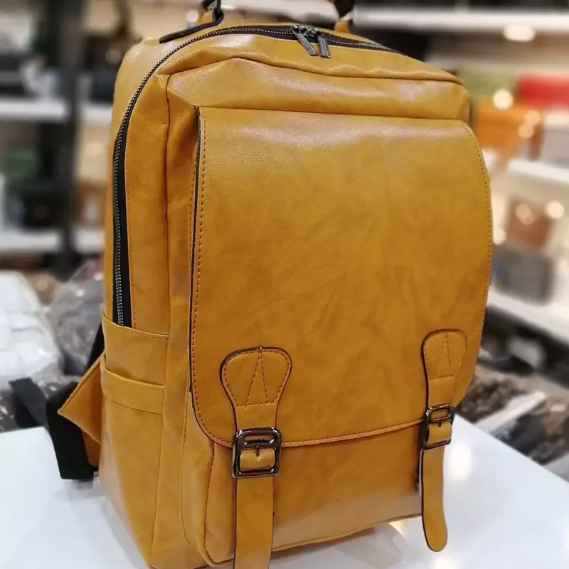 کیف کوله سایز بزرگ جنس چرم صنعتی