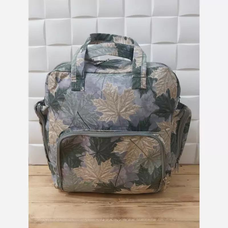 کیف پارچه ای و ساک دستی مسافرتی سه کاره مدل برگی زیبا و جذاب و جادار و بزرگ و پر فروش در طرح های مختلف مناسب سفر و استخر