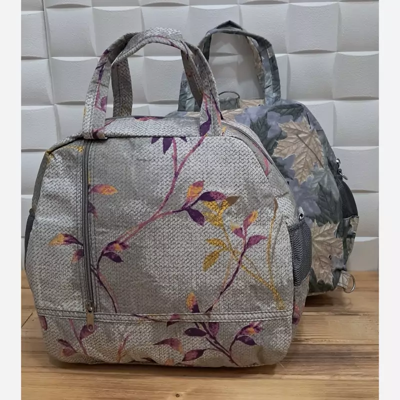 کیف پارچه ای و ساک پیاده روی سه کاره بسته 2 تایی+ ارسال رایگان زیبا مناسب جذاب جادار پر فروش در طرح های مختلف مناسب سفر