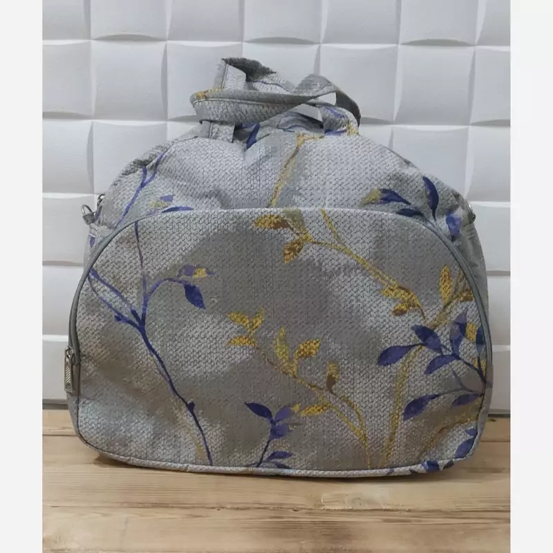 کیف پارچه ای و ساک دستی مسافرتی تترون هلالی مدل شکوفه زیبا و جذاب و جادار و پر فروش در طرح های مختلف زیبا مناسب سفر