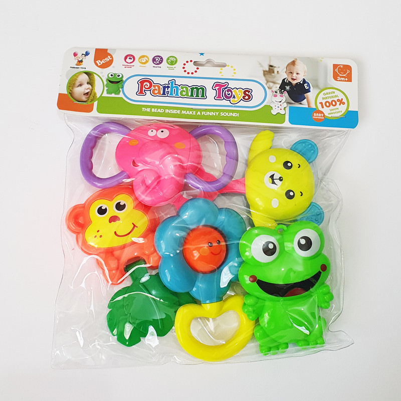جغجغه مدل Baby Teethers بسته 5 عددی