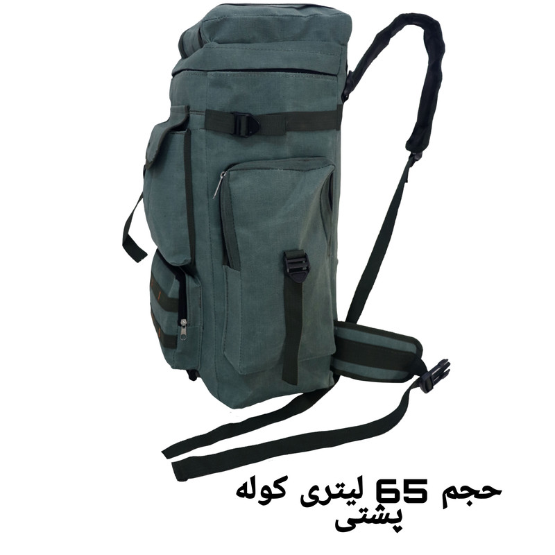 کوله پشتی کوهنوردی 65 لیتری مدل Army bl