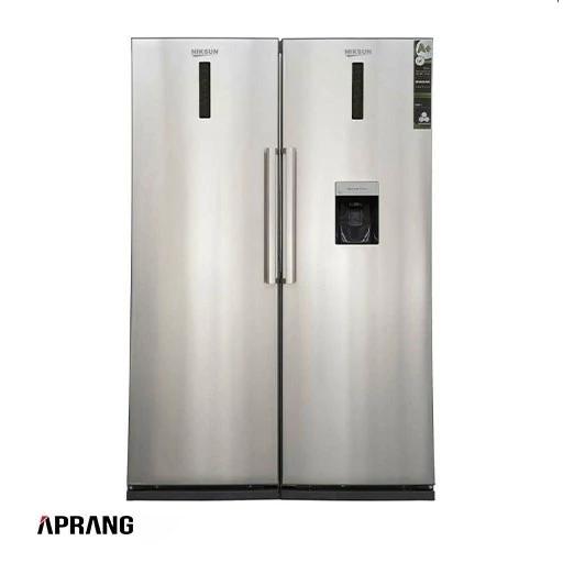 یخچال فریزر دوقلو رنزو مدل NF6020WDN-ICE(لطفا با هماهنگی خرید بفرمایید)